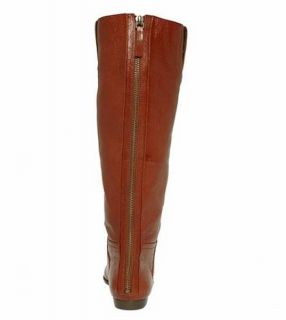 Nine West Watermelon Tall Boots Leather Winter Honey Brown 11 New in