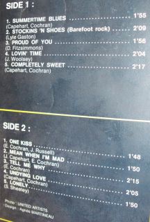 33 Tours Eddie Cochran LP x 2 Vinyles Summertime Blues