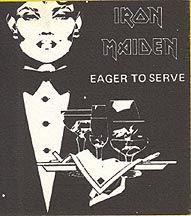 Iron Maiden 1980 Backstage Pass VIP Mint Black Version