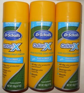 Dr. Scholls Odor X Odor Fighting Spray Powder w/ SweatMax