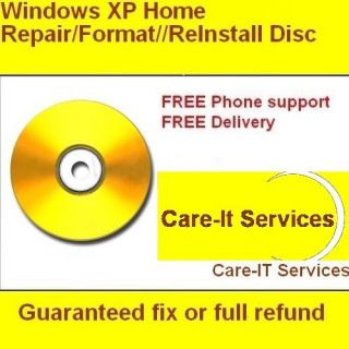 Windows XP Home Edition Re Install Restore Repair Disk Disc CD