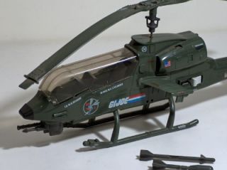 vintage 1983 gi joe dragonfly helicopter
