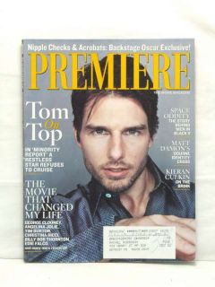 Premiere Magazine Tom Cruise Angelina Jolie Edie Falco
