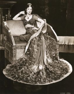 Hedy Lamarr in Peacock Dress Photo by Edith Head