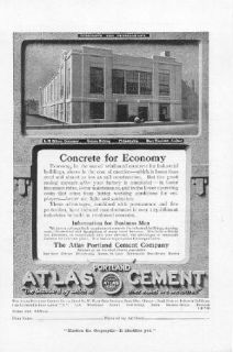  White Portland Cement Vintage Print Ad Concrete for Economy