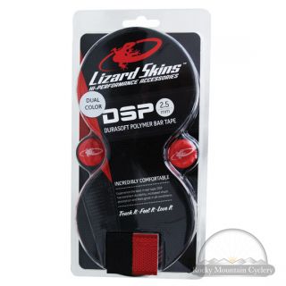 Lizard Skins DSP 2.5 dual color handlebar tape, red/black