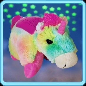 New Pillow Pets Dream Lites Rainbow Unicorn Night Light as Seen on TV