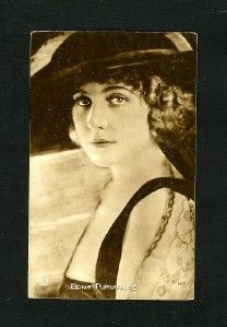 Vintage Edna Purviance European Postcard 1920s Delightfully Beautiful