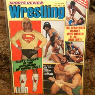  Review Wrestling Magazine Jan 1979 Dusty Rhodes Womens Apartment Girls