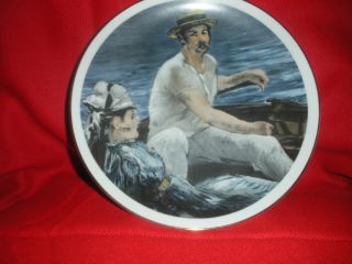 Boating by Edouard Manet Porcelain Collectors Plate