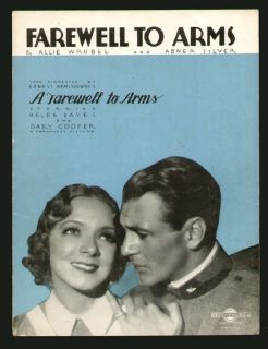 Farewell to Arms 1933 Helen Hayes Gary Cooper