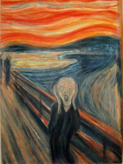 Handmade Oil Painting repro on Canvas Edvard Munch The Scream