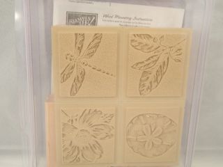 New Stampin Up Natures Wonders  set 4 Unmounted Rubber Stamp