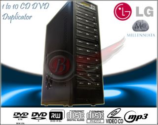  Available CD / DVD Duplicator Double Layer Built in LG 24x DVD +/  RW