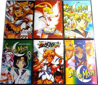 Sailor Moon Complete TV Series Season 1 2 3 4 5 Movies R s Super Stars