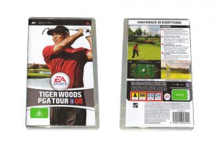 Ea Sports Tiger Woods PGA Tour 08 PSP Game New Very RARE 0014633154863