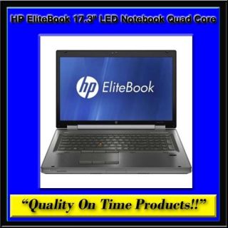 8760w 17 3 LED Notebook Quad Core i7 i7 2 5GHz Intel RAM DVDR