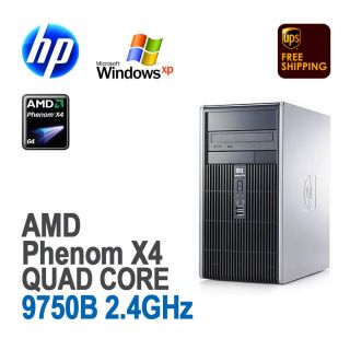 AMD Phenom x4 Quad Core 9750B 2 4GHz 2GB 80g DVDRW Win XP Pro