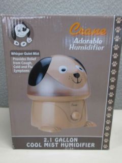 Crane Adorable 1 Gallon Cool Mist Humidifier Dog