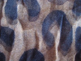 Louis Vuitton Stephen Sprouse Marron Leopard print stole/scarf