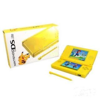 Nintendo DS Lite YELLOW Game System FREE GAME CARD With 50 Games BRAND