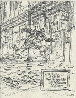 Will Eisner RARE The Spirit Portfolio Sketchbook 1978 Pencil Prelims