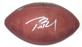 Tom Brady Signed Authentic Pro NFL Duke Football Patriots Tristar