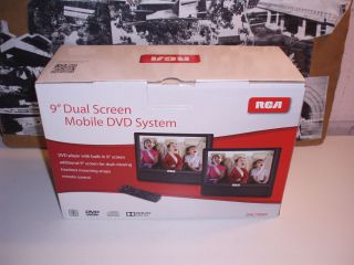 RCA DRC79982 9 Dual Twin Screen Mobile DVD System Portable Player Auto