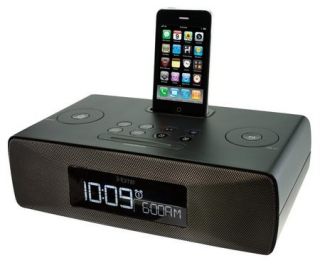 iHome IP87 Dual Alarm Clock Radio for iPhone iPod with Am FM Presets