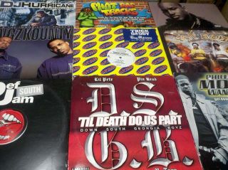 Wax Pack Lot of 50 Hip Hop Rap Records 12 Singles and LPS DJ Vinyl