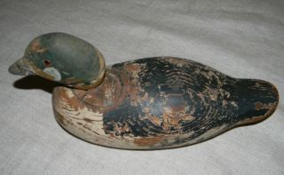 Antique Duck Decoy Original Condition Primitive Folk Art (PS