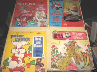  3 Peter Pan Books 2 45 Records Golden Book Record