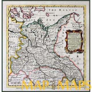  of The North East Part of Germany Bohemia Poland by Bowen 1757
