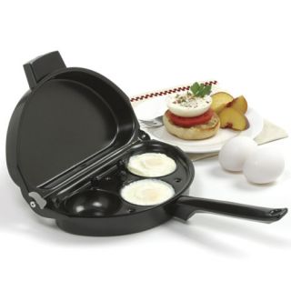 Norpro 665 Deluxe Nonstick Omelet Pan with Egg Poacher