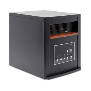  4P1500 Hom 1500 Watt Black Infrared Quartz Electric Heater ★