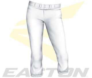 Easton Womens Pro Fastpitch Softball Pants White