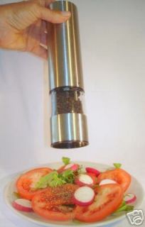 Stainless Steel Automatic Electric Pepper Mill with Light 9