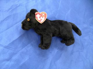 Ty Beanie Baby Midnight The Panther DOB December 23 2000 Retired