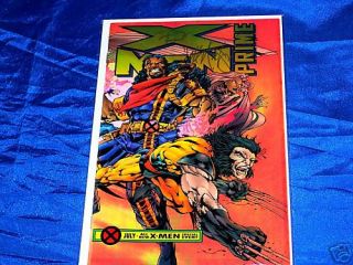  X Men Prime Lobdell Nicieza Signed by 2 Artists