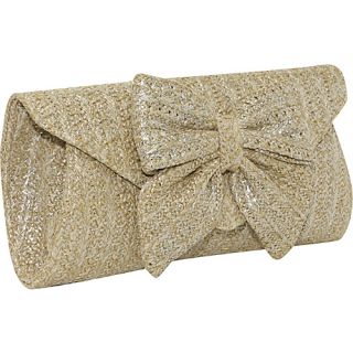 click an image to enlarge earth axxessories straw clutch silver beige