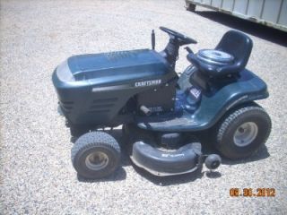 19.5 Hp Electric Start 42 Mower Automatic Lawn Tractor From Craftsman