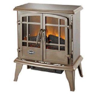 CG Keystone Electric Fireplace Heater Stove Bronze The Look and Feel