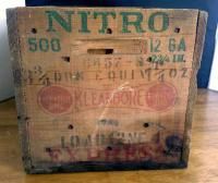 Remington Dupont Kleanbore Nitro Express Ammo Wood Box