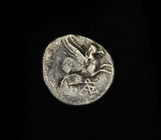 Ancient Greek Silver Aphrodite Peg Corinth Drachm Coin