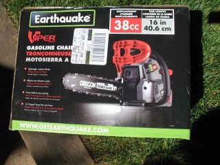 EARTHQUAKE VIPER GASOLINE CHAINSAW LIGHT WEIGHT COMPACT CS3816 NEW IN