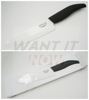 Ecolife 6 Ceramic Oxide Zirconia Blade Chefs Knife