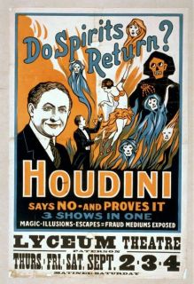 Victorian Theatre Circus Magic Houdini Posters 2000 CD