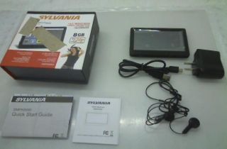 Sylvania SMPK8990 8 GB 4.3 Inch Touch Screen Video /MP4/MP5 Player