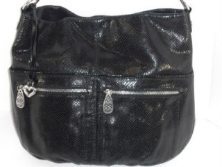 Brighton Black Griffith Park Eliana Leather Handbag