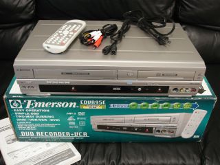 Emerson EDVR95E DVD Recorder with Video Cassette Recorder